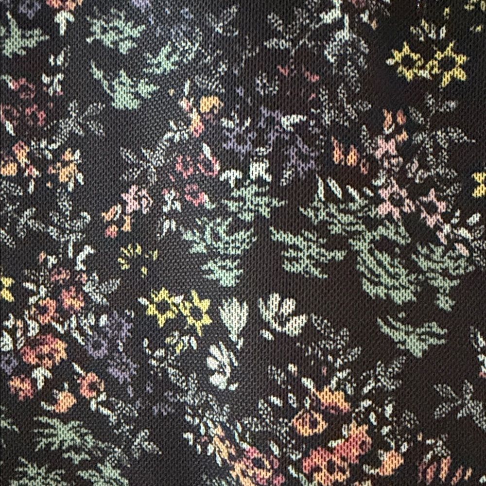 love, Fire Black Floral Short Sleeve Top - Picture 3 of 4